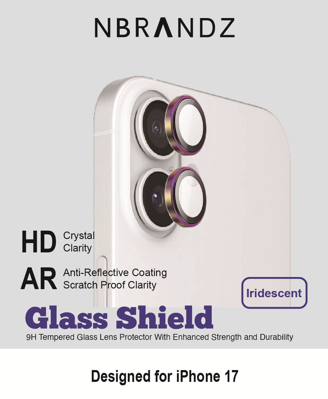 Nbrandz/N-iPhone 17 IR Camera Premium Lens Protector