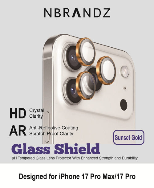 Nbrandz/N-iIPhone 17 Pro/17 Pro Max OG Camera Premium Lens Protector