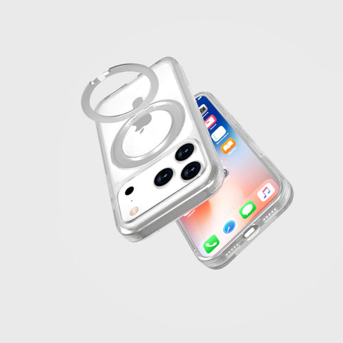 Nbrandz.N-Mag360-iPhone 17 Pro Clear Mag360 Touch 360 Rotation Protective Case