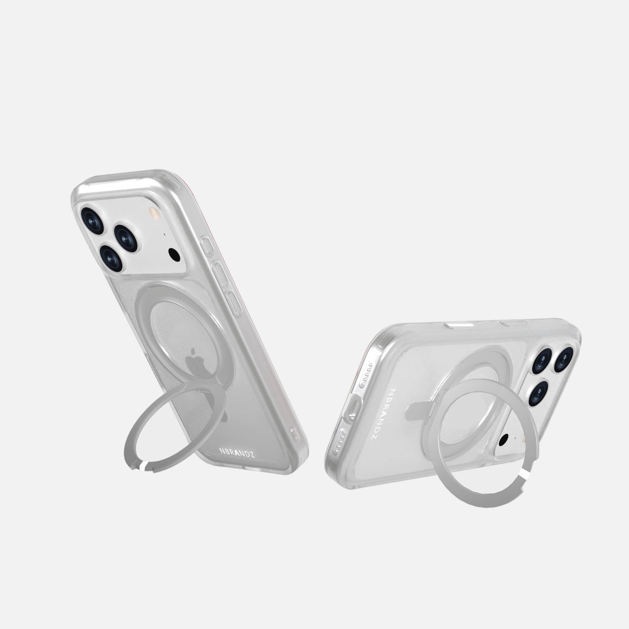 Nbrandz.N-Mag360-iPhone 17 Pro Clear Mag360 Touch 360 Rotation Protective Case