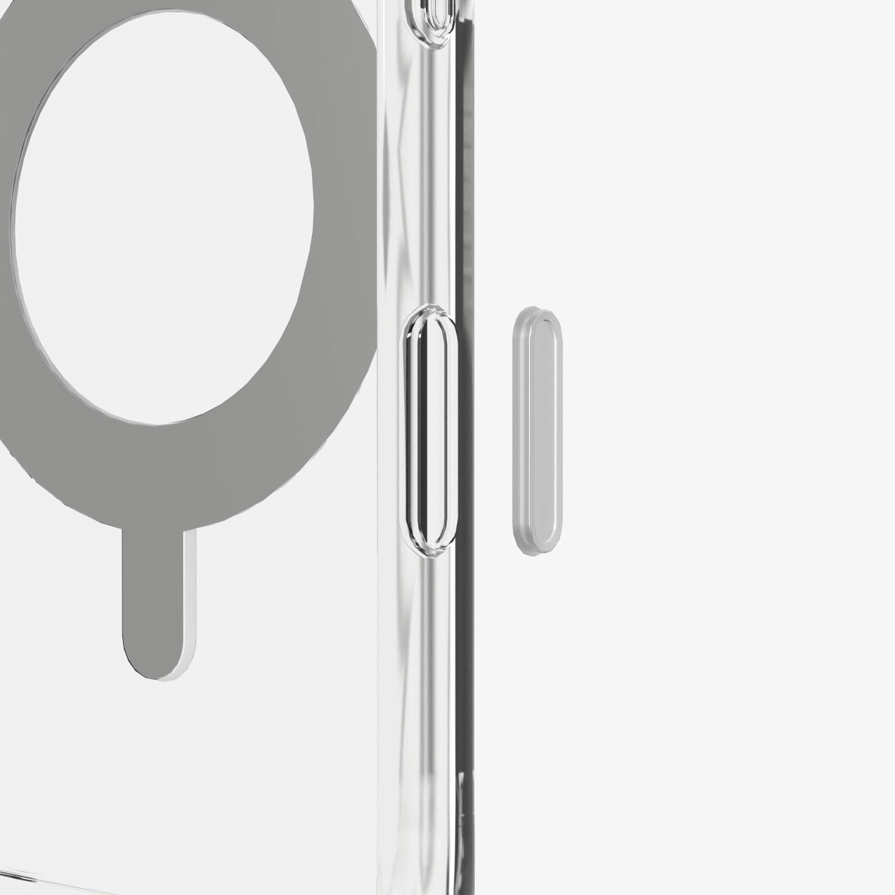 Nbrandz.N-Mag360-iPhone 17 Pro Clear Mag360 Touch 360 Rotation Protective Case