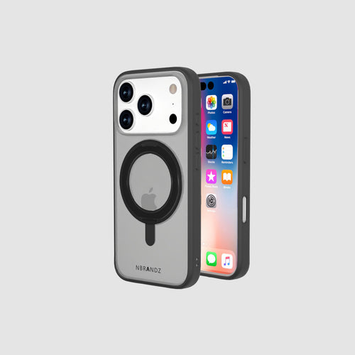 Nbrandz/N-Mag360-iPhone 17 Pro Matt Black Mag360 Touch 360 Rotation Protective Case