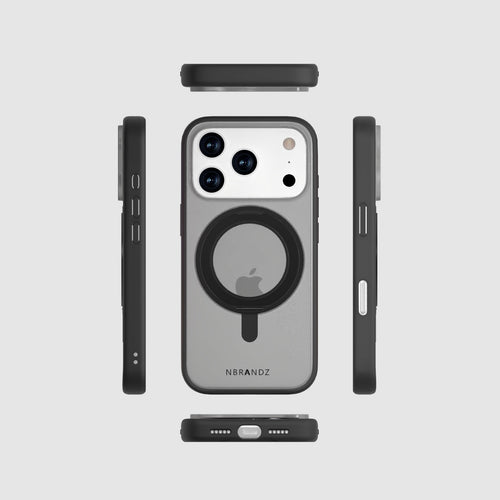 Nbrandz/N-Mag360-iPhone 17 Pro Matt Black Mag360 Touch 360 Rotation Protective Case