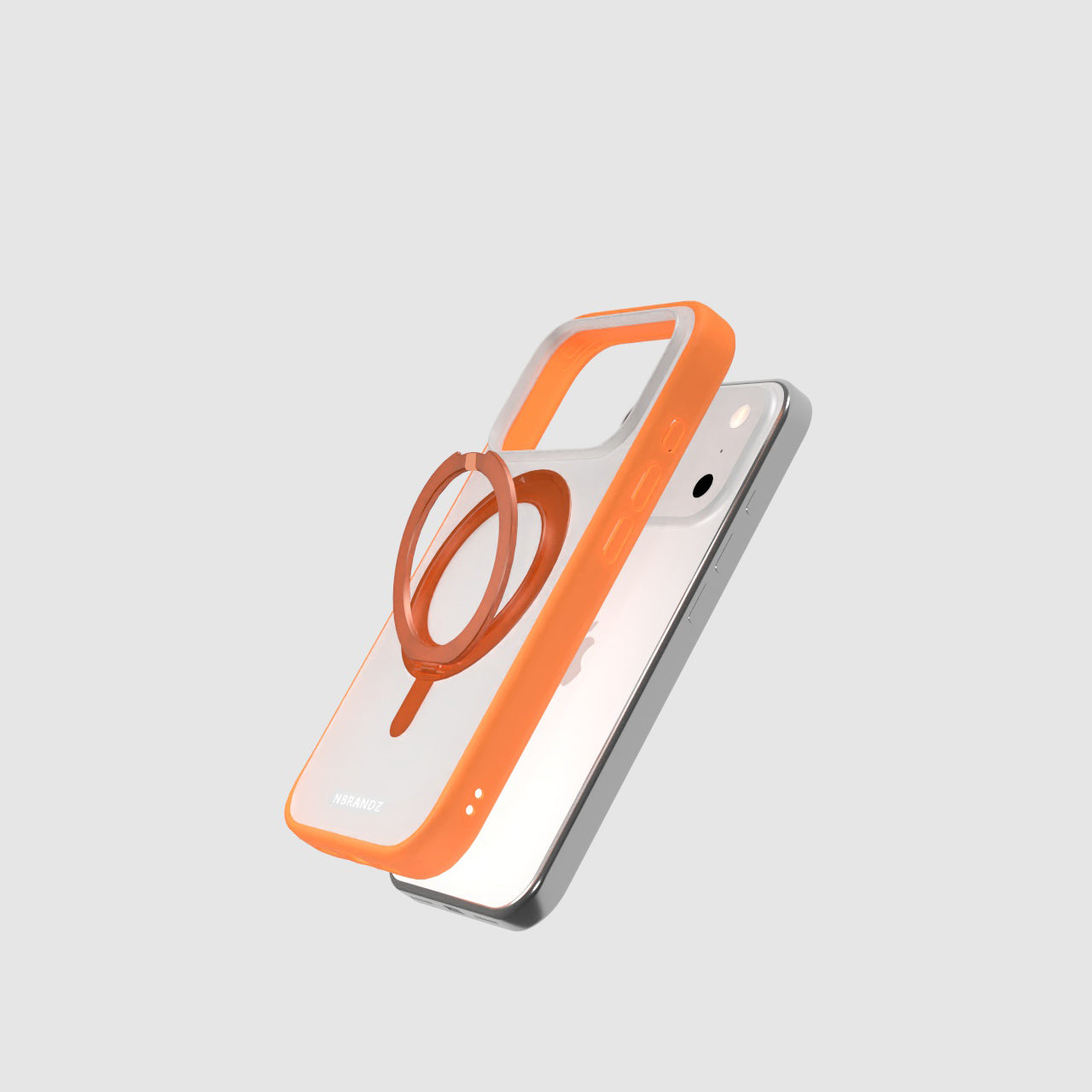 Nbrandz/N-Mag360-iPhone 17 Pro Sunset Gold Mag360 Touch 360 Rotation Protective Case