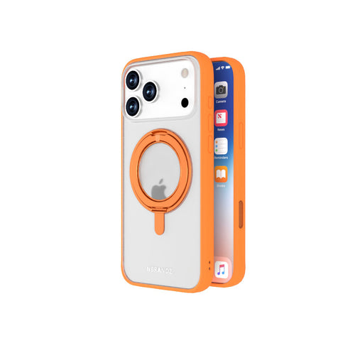 Nbrandz/N-Mag360-iPhone 17 Pro Max Sunset Gold Mag360 Touch 360 Rotation Protective Case