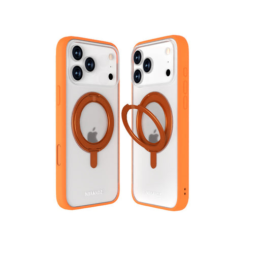 Nbrandz/N-Mag360-iPhone 17 Pro Max Sunset Gold Mag360 Touch 360 Rotation Protective Case