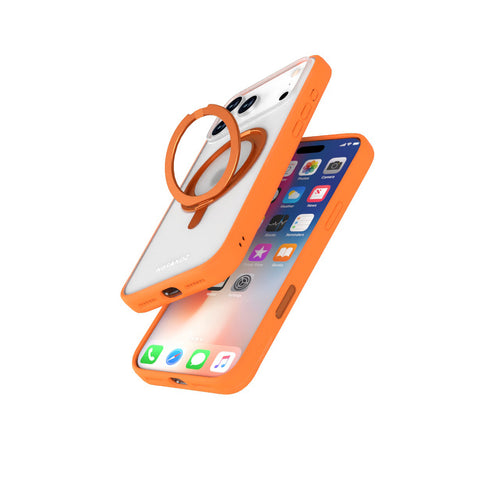 Nbrandz/N-Mag360-iPhone 17 Pro Max Sunset Gold Mag360 Touch 360 Rotation Protective Case