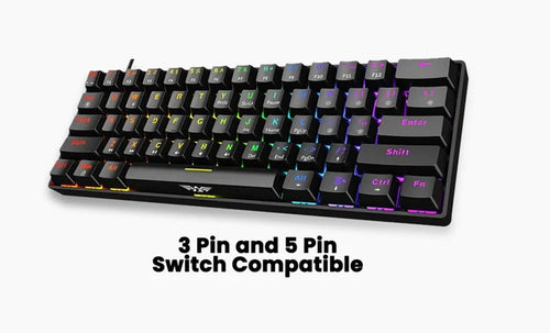 Armaggeddon MKA-1C Nex Linear Keyboard Black