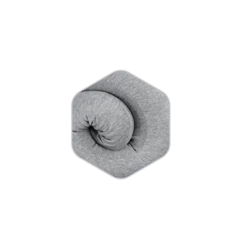 OTO NS-320 Compact Neck Pillow w Gentle Vibration Massager Black