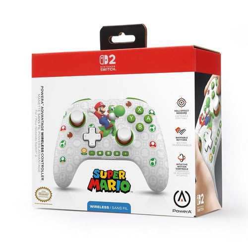 PowerA Nintendo Switch 2 Advantage Wireless Controller - Mario and Yoshi