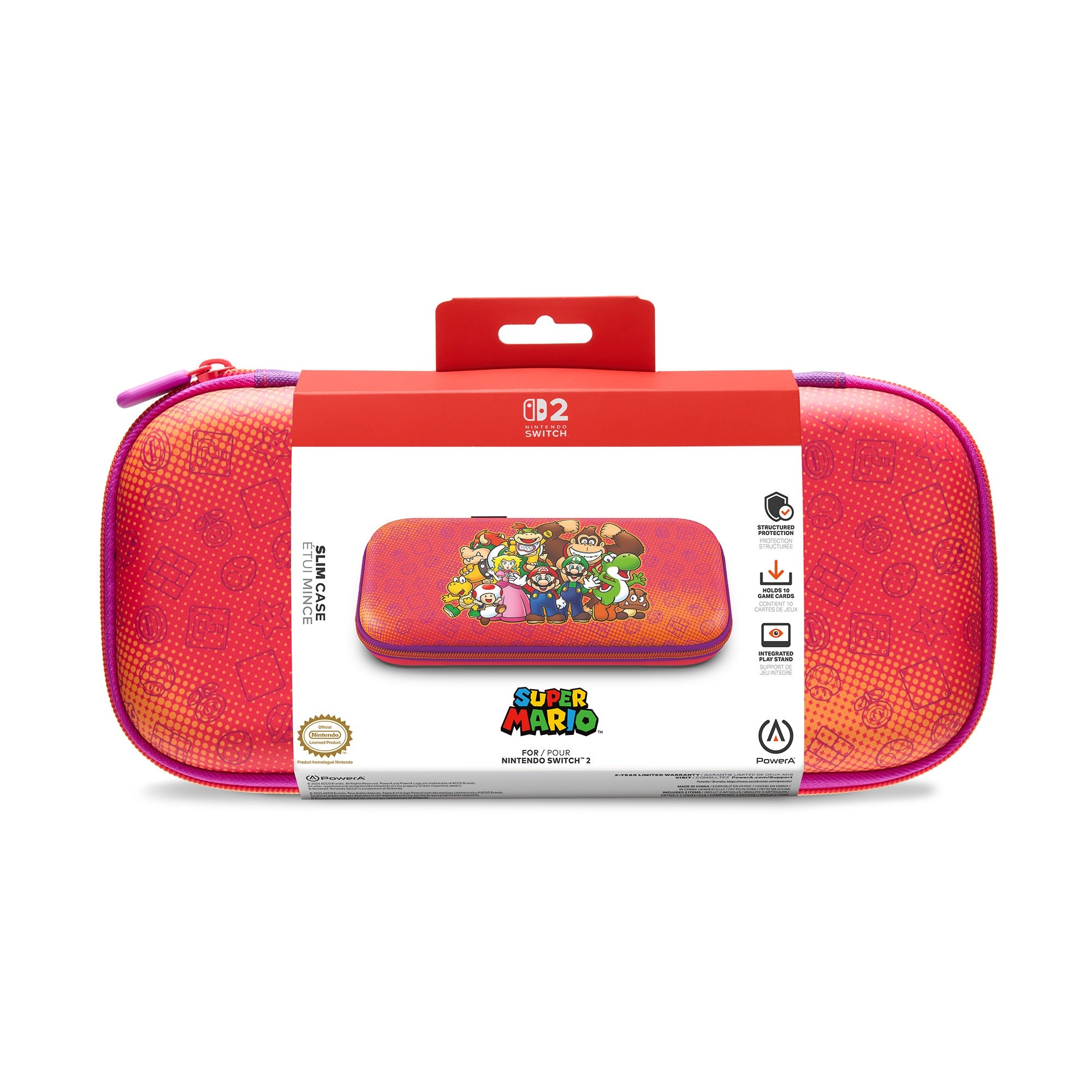 PowerA Nintendo Switch 2 Slim Case Mario and Friends