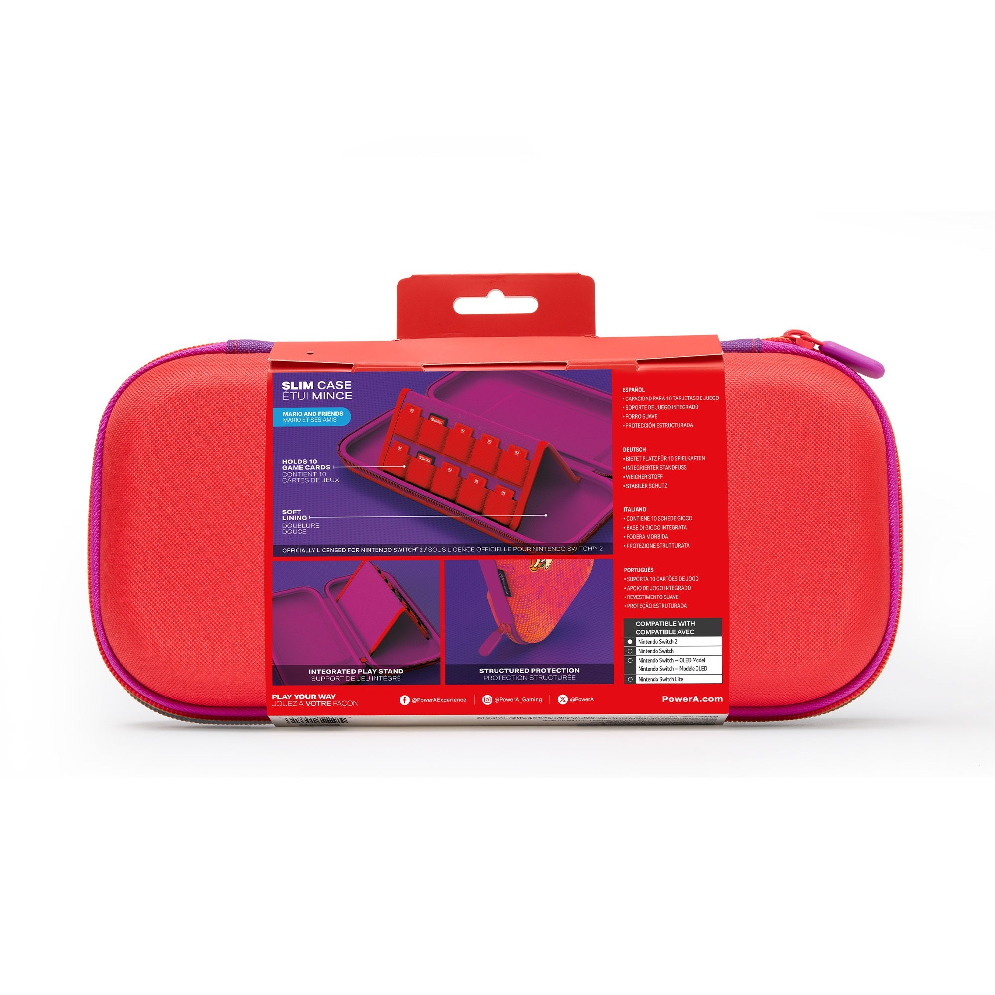 PowerA Nintendo Switch 2 Slim Case Mario and Friends