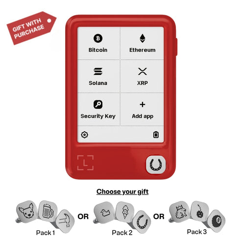 Ledger Nano Gen 5 Crypto Hardware Wallet (Cherry Red)