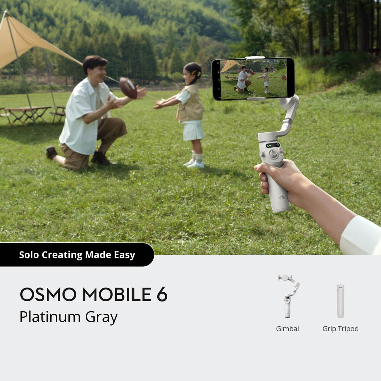 DJI Osmo Mobile 6 (Platinum Gray)