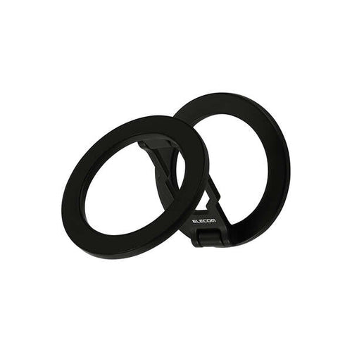 Elecom P-DSCMPWM01BK MAGKEEP Double Sided Magnetic Stand for Smartphone (Black)