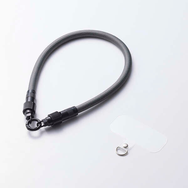 Elecom P-STHH1CC08BK 2-in-1 USB Cable Hand Strap