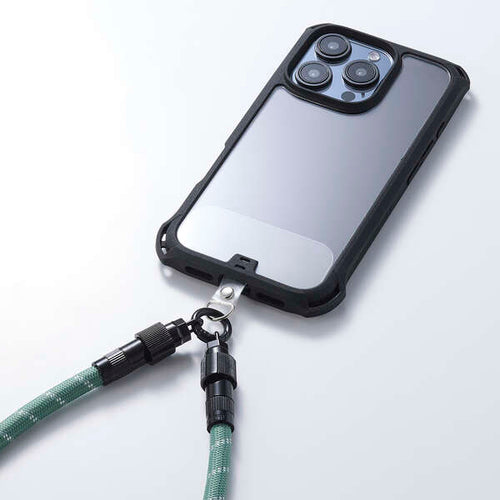 Elecom P-STHH1CC08GN 2-in-1 USB Cable Hand Strap