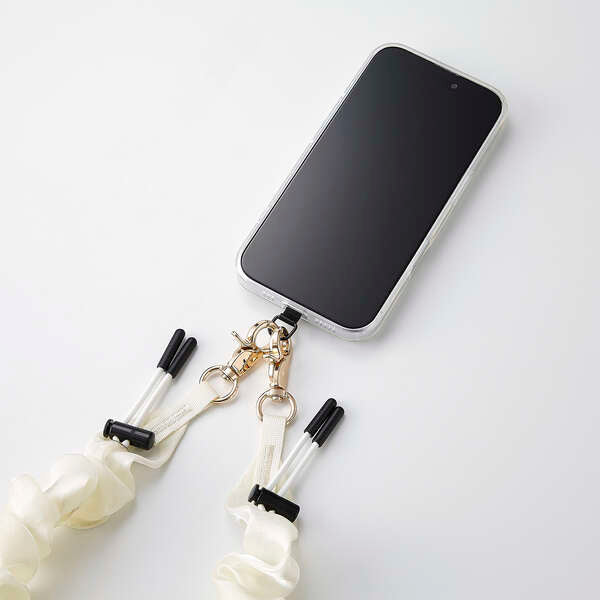 Elecom P-STHSCEIV Smartphone Hand Strap Elegant Light Weight Reduce Shoulder Strain