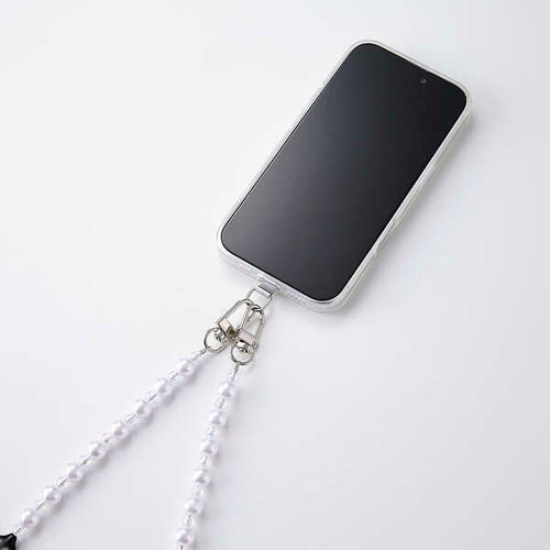 Elecom P-STSDH1BEPALBK Smartphone Shoulder Strap Peal Black Light Weight Reduce Shoulder Strain