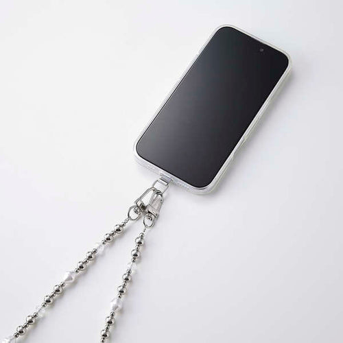Elecom P-STSDH1BERSV Smartphone Shoulder Strap Bead Light Weight Reduce Shoulder Strain