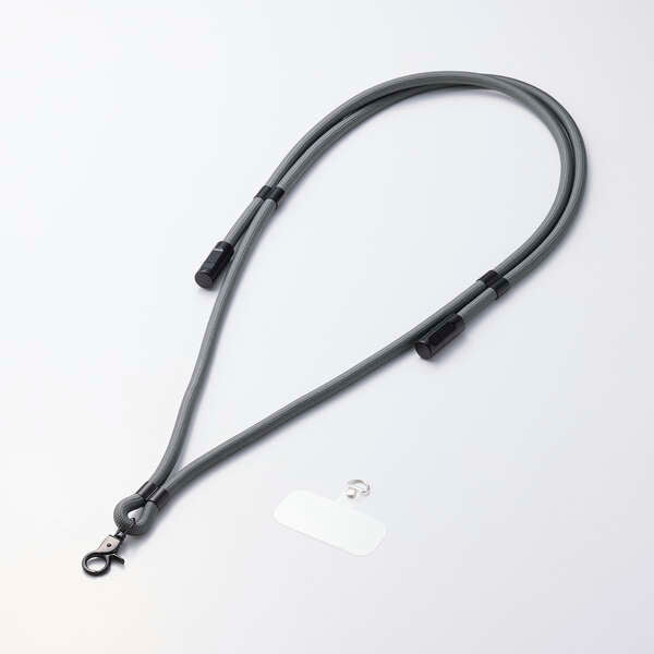 Elecom P-STSDH1CC08BK 2-in-1 USB Cable Shoulder Strap
