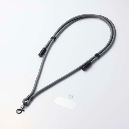 Elecom P-STSDH1CC08BK 2-in-1 USB Cable Shoulder Strap