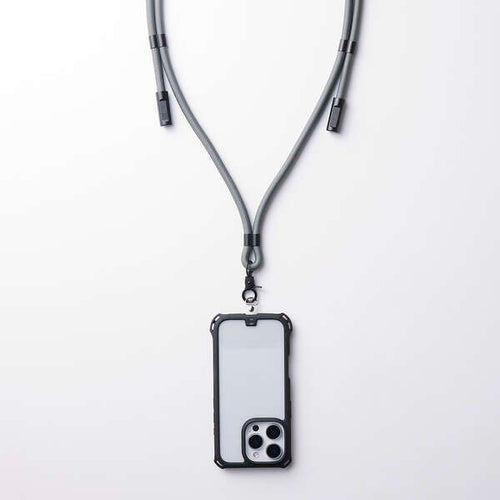 Elecom P-STSDH1CC08BK 2-in-1 USB Cable Shoulder Strap