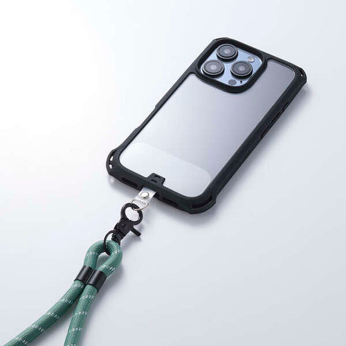 Elecom P-STSDH1CC08GN 2-in-1 USB Cable Shoulder Strap