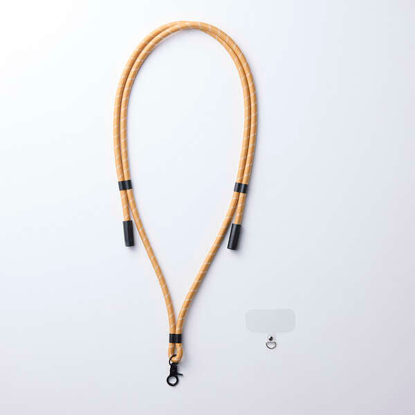 Elecom P-STSDH1CC08YL 2-in-1 USB Cable Shoulder Strap