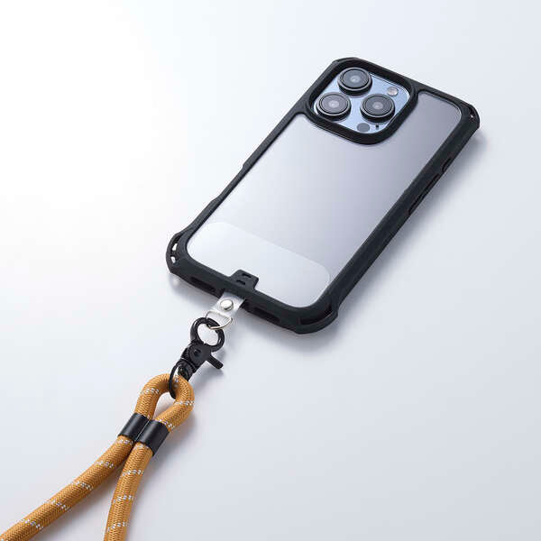 Elecom P-STSDH1CC08YL 2-in-1 USB Cable Shoulder Strap