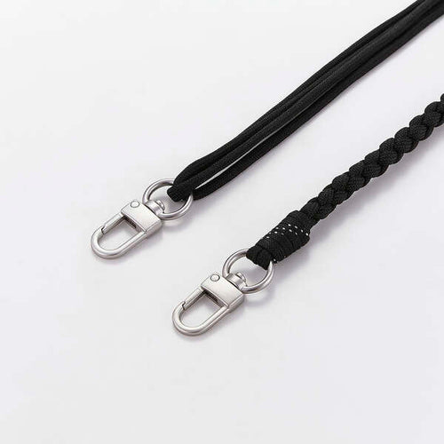 Elecom P-STSDH1KNBK Smartphone Shoulder Strap Knitted (Black)