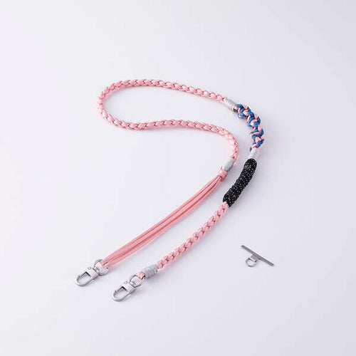 Elecom P-STSDH1KNPN Smartphone Shoulder Strap Knitted (Pink)