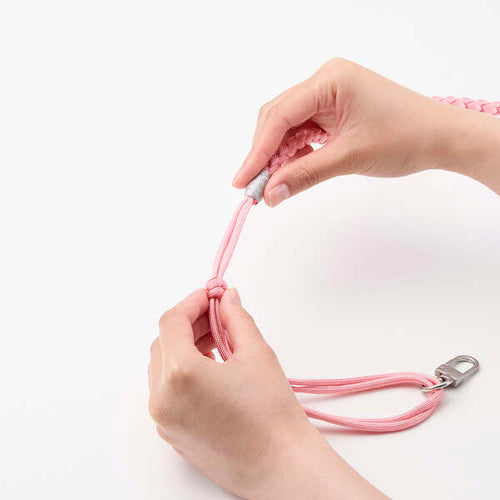 Elecom P-STSDH1KNPN Smartphone Shoulder Strap Knitted (Pink)