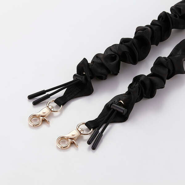 Elecom P-STSDH1SCEBK Smartphone Shoulder Strap Scrunchie Elegant (Black)