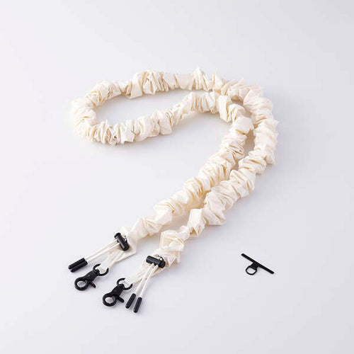 Elecom P-STSDH1SCOIV Smartphone Shoulder Strap Scrunchie (Ivory)