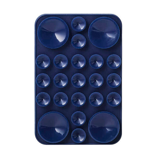 Elecom P-TKPTMAG01NV Takopita Suction Cup Silicone Pad Magnetic Adhesion Square (Navy)