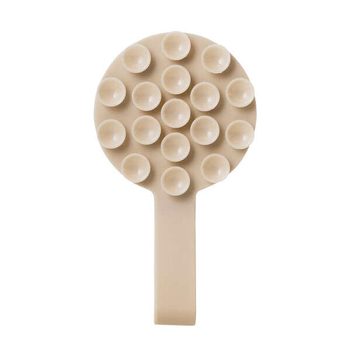 Elecom P-TKPTMAGB01BG Takopita Suction Cup Silicone Pad Magnetic Suction Band Function Circle (Beige)