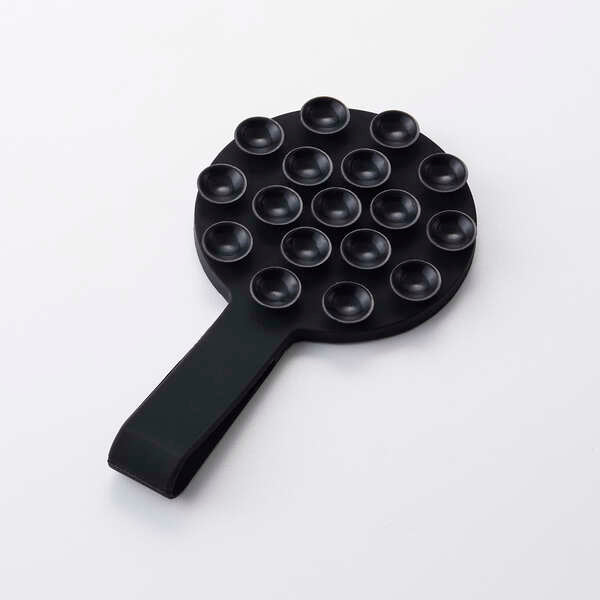 Elecom P-TKPTMAGB01BK Takopita Suction Cup Silicone Pad Magnetic Suction Band Function Circle (Black)