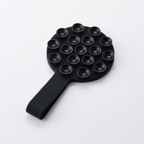 Elecom P-TKPTMAGB01BK Takopita Suction Cup Silicone Pad Magnetic Suction Band Function Circle (Black)
