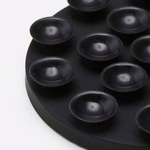 Elecom P-TKPTMAGB01BK Takopita Suction Cup Silicone Pad Magnetic Suction Band Function Circle (Black)