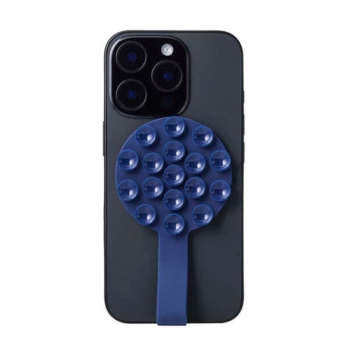Elecom P-TKPTMAGB01NV Takopita Suction Cup Silicone Pad Magnetic Suction Band Function Circle (Navy)