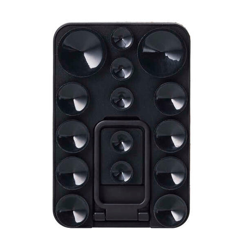 Elecom P-TKPTMAGS01BK Takopita Stand Suction Cup Silicone Pad Magnetic Adhesion Square (Black)