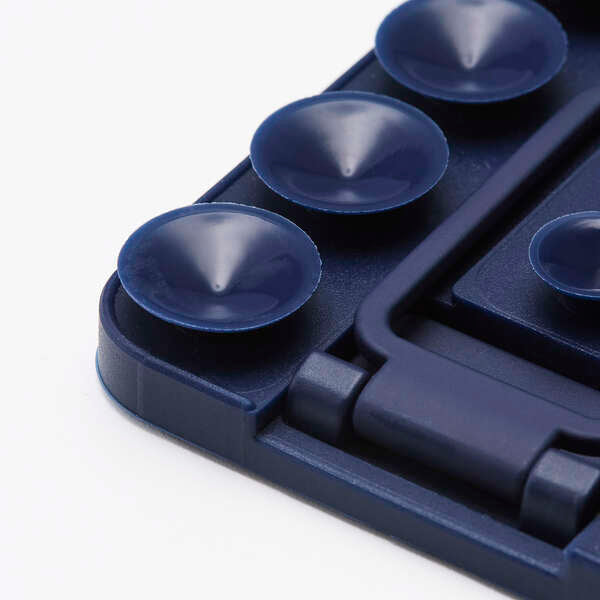 Elecom P-TKPTMAGS01NV Takopita Stand Suction Cup Silicone Pad Magnetic Adhesion Square (Navy)