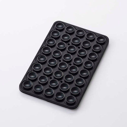 Elecom P-TKPTSUC01BK Takopita Suction Cup Silicone Pad Double-Sided Suction Cup Type (Black)
