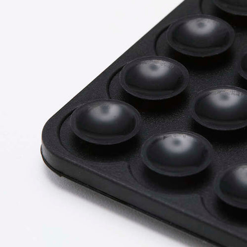 Elecom P-TKPTSUC01BK Takopita Suction Cup Silicone Pad Double-Sided Suction Cup Type (Black)