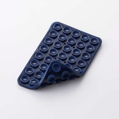 Elecom P-TKPTSUC01NV Takopita Suction Cup Silicone Pad Double-Sided Suction Cup Type (Navy)