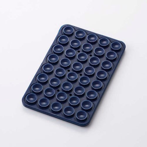 Elecom P-TKPTSUC01NV Takopita Suction Cup Silicone Pad Double-Sided Suction Cup Type (Navy)