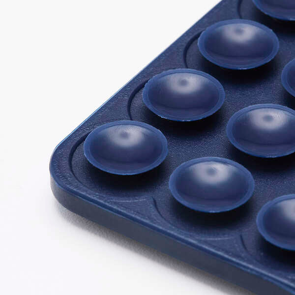 Elecom P-TKPTSUC01NV Takopita Suction Cup Silicone Pad Double-Sided Suction Cup Type (Navy)