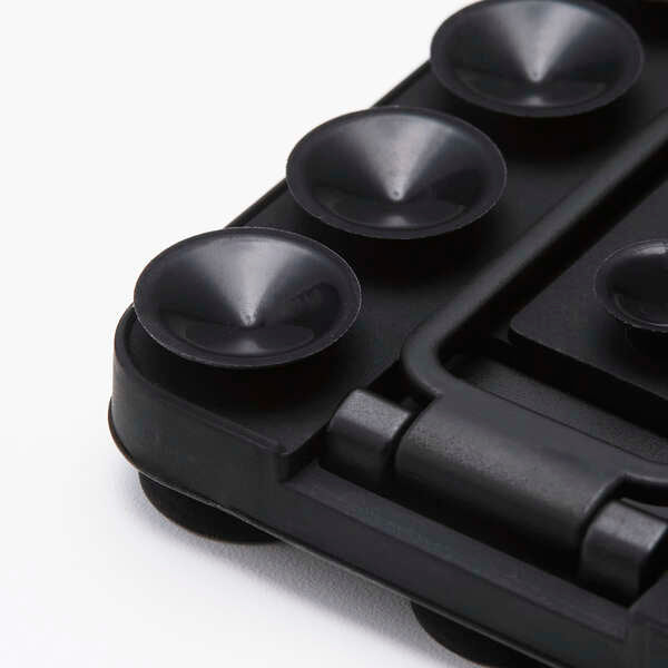 Elecom P-TKPTSUCS01BK Takopita Stand Suction Cup Silicone Pad Double Sided Suction Cup Type (Black)