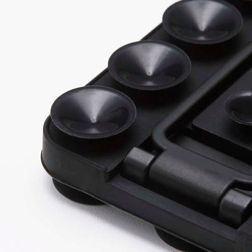 Elecom P-TKPTSUCS01BK Takopita Stand Suction Cup Silicone Pad Double Sided Suction Cup Type (Black)